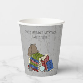 Literaturmörderin Mystery Dinner Party Pappbecher