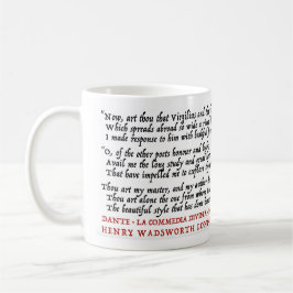 LitGeek Dante Longfellow - Tasse