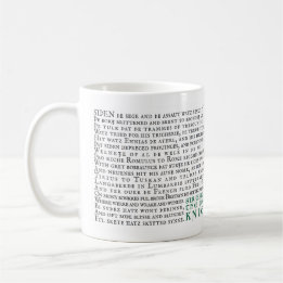 Litgeek-Sir Gawain und der grüne Ritter - Tasse