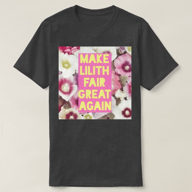 LITH FAIR WIEDER GROSS MACHEN T-Shirt (Design vorne)