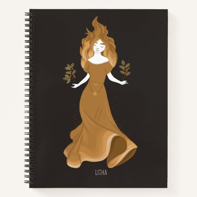 Litha A4 Notebook Notizbuch (Vorderseite)