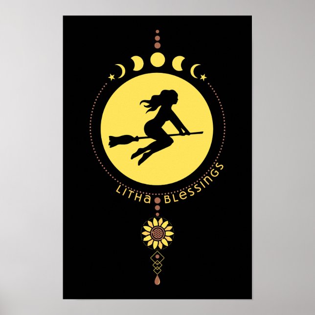 Litha Blessings Poster (Vorne)