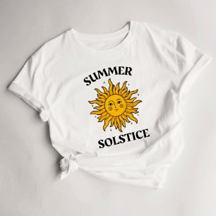 Litha Summer Solstice Sun Design Sabbats T - Shirt