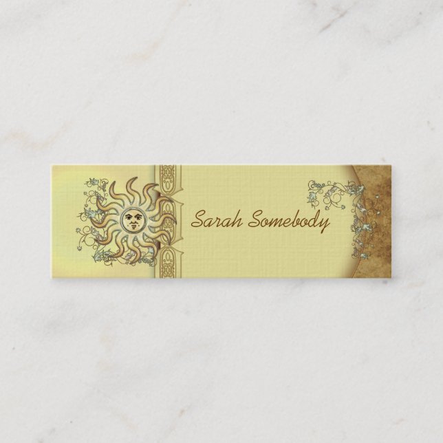 Litha Sun dünnes Profil oder Visitenkarte (Vorderseite)