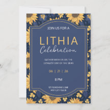 Lithia | Sonnenwendrad des Jahres Einladung