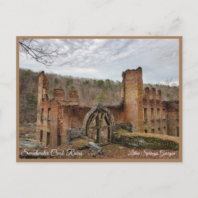 Lithia Springs Sweetwater Georgia USA Postcard GA Postkarte (Vorderseite)
