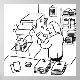 Litho Printer Printworks Poster