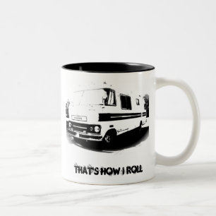 Litho Travco, das ist, wie ich rolle Zweifarbige Tasse