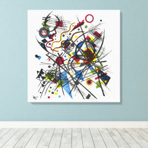 Lithografie für Vierte Bauhausmappe von Kandinsky Leinwanddruck