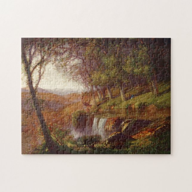 Lithografie von Falling Spring Puzzle (Horizontal)