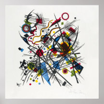 Lithograph for Vierte Bauhausmappe by Kandinsky
