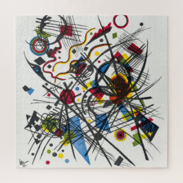 Lithograph for Vierte Bauhausmappe by Kandinsky Puzzle