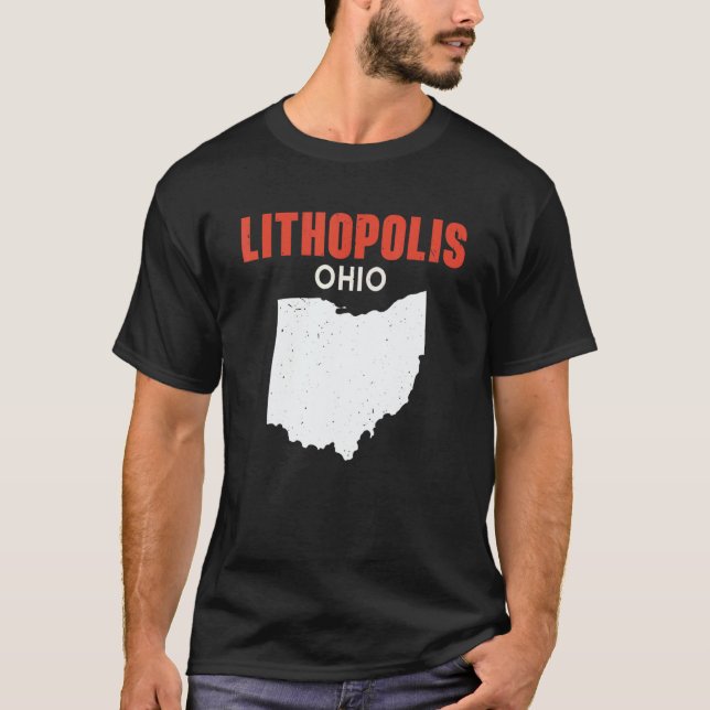 Lithopolis Ohio USA State America Travel Ohioan T-Shirt (Vorderseite)