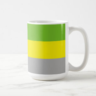 Lithromantische Pride-Flagge Kaffeetasse