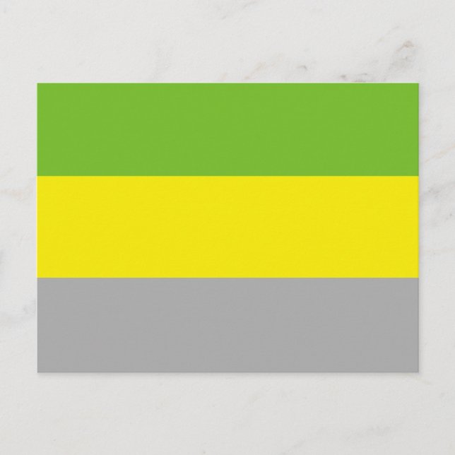 Lithromantische Pride-Flagge Postkarte (Vorderseite)
