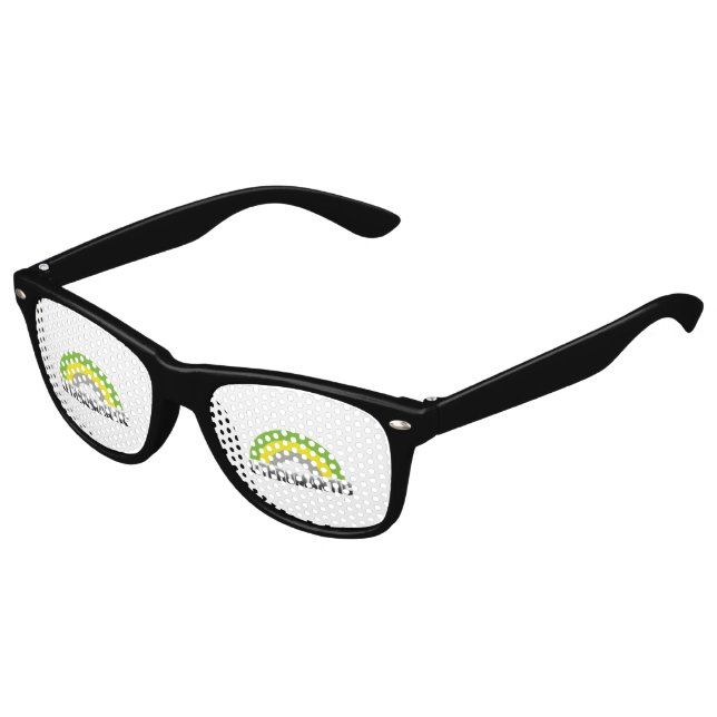 Lithromantischer Stolz Partybrille (Schrägansicht)