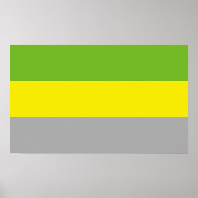 Lithromantischer Stolz Poster (Vorne)