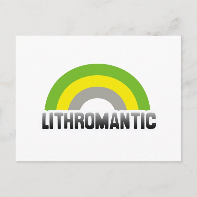 Lithromantischer Stolz Postkarte (Vorderseite)