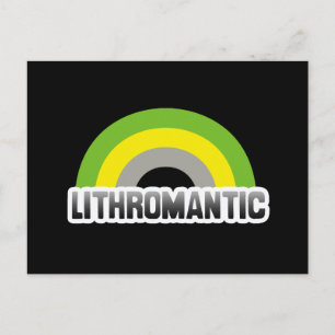 Lithromantischer Stolz Postkarte