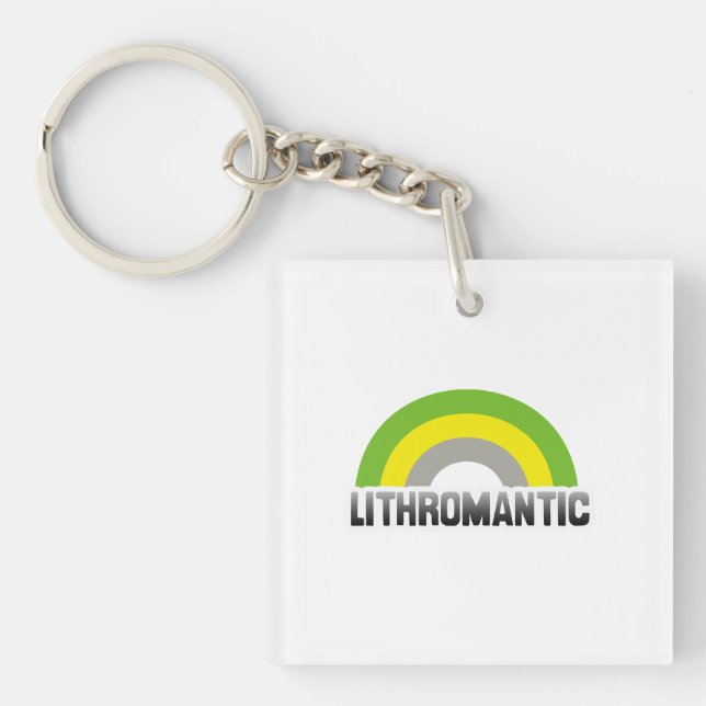 Lithromantischer Stolz Schlüsselanhänger (Vorderseite)