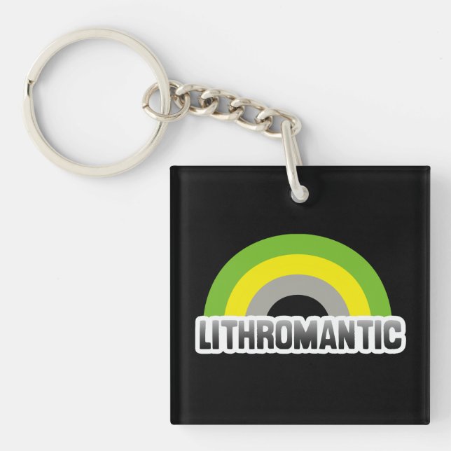 Lithromantischer Stolz Schlüsselanhänger (Vorderseite)