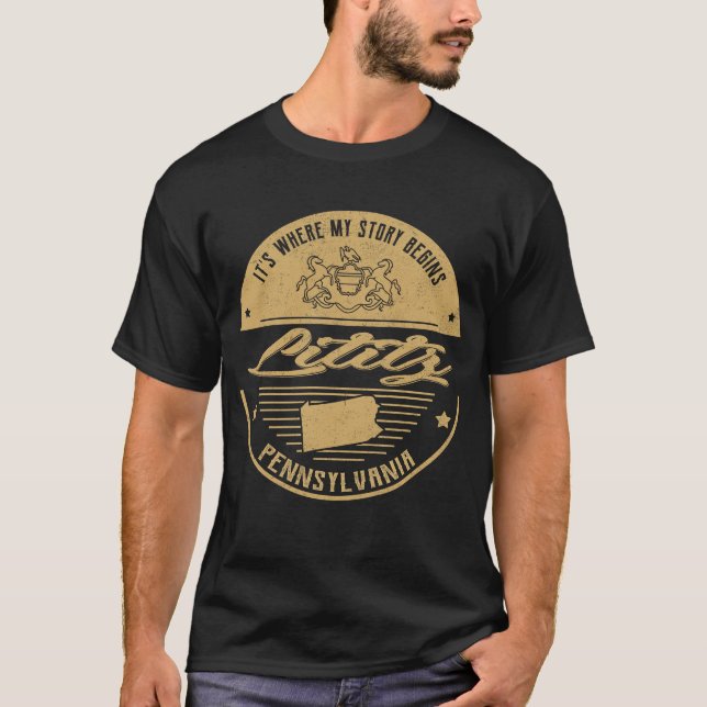 Lititz Pennsylvania Es ist, wo meine Geschichte be T-Shirt (Vorderseite)