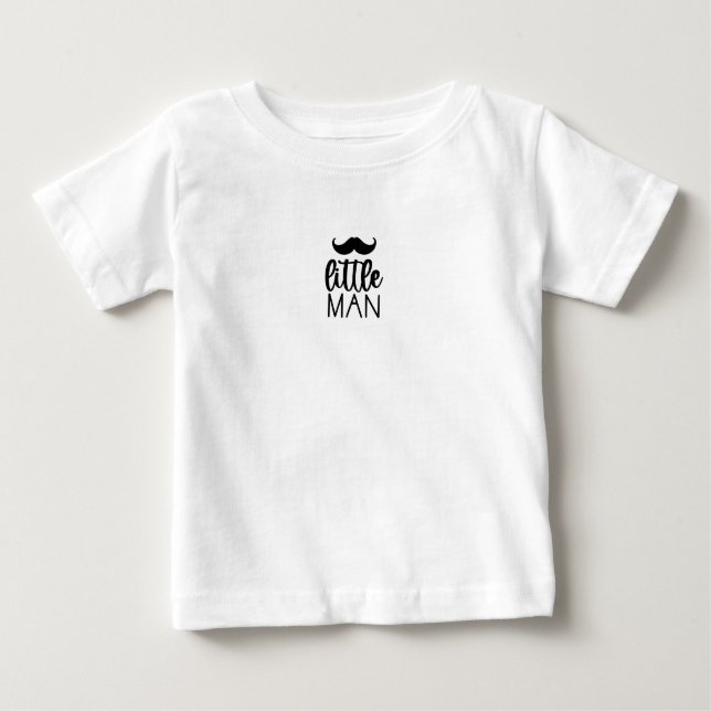 Litlte Man Baby T-shirt (Vorderseite)