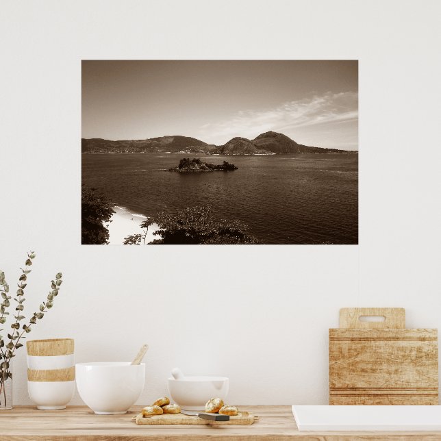 litoral de Niterói1 Poster (Küche)
