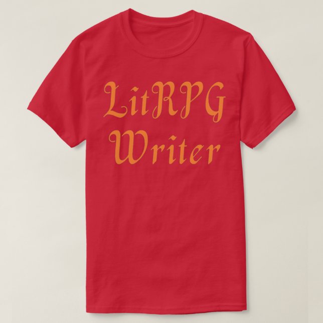 LitRPG Writer T-Shirt (Design vorne)