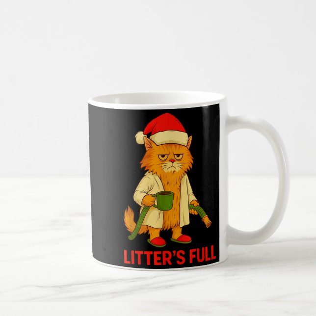 Litter’s Full Cat Parody Tee  Kaffeetasse (Rechts)