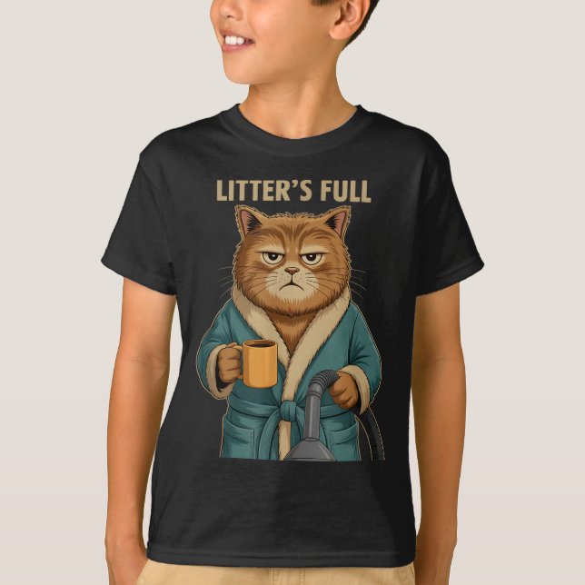 Litter’s Full Cat Ugly Christmas  T-Shirt (Vorderseite)
