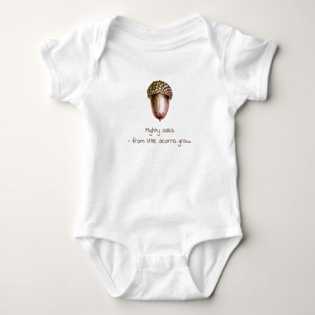 Little Acorn Baby Strampler (Vorderseite)