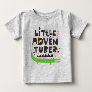 Little Adventurer Alligator Baby T-shirt