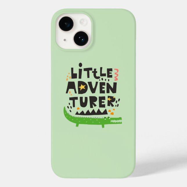 Little Adventurer Alligator Case-Mate iPhone Hülle (Rückseite)