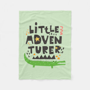 Little Adventurer Alligator Fleecedecke
