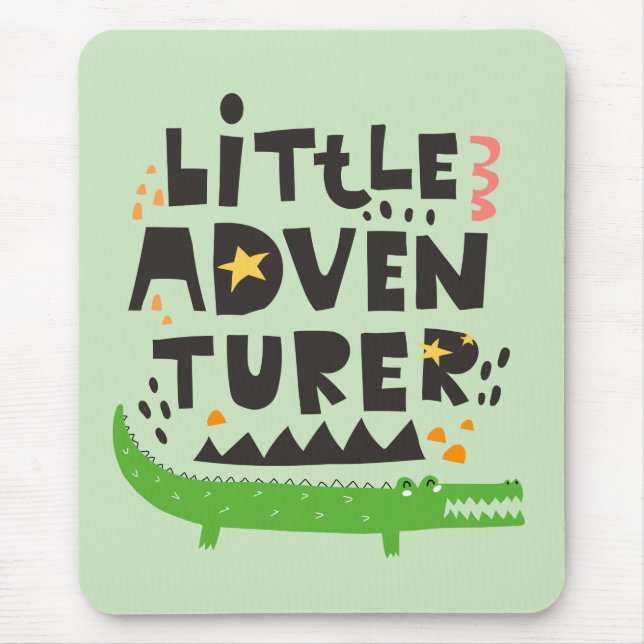 Little Adventurer Alligator Mousepad (Vorne)