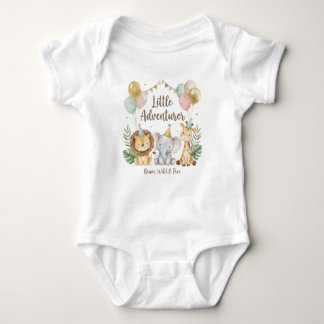 Little Adventurer Baby Bodysuit – Brave, Wild & Fr Strampler