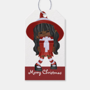 Little African American d2 Christmas Geschenkanhänger