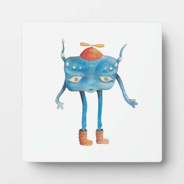 Little Alien Pi Fotoplatte (Vorderseite)