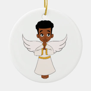 Little Angel Boy Keramik Ornament