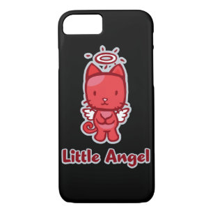 Little Angel... Little Devil Kitty Cat Cartoon Case-Mate iPhone Hülle