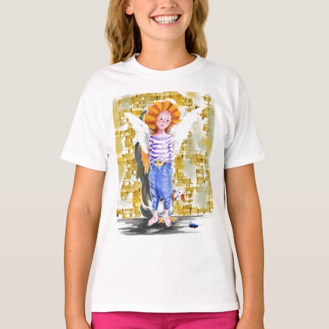 Little Angel T - Shirt Malerei (Vorderseite)