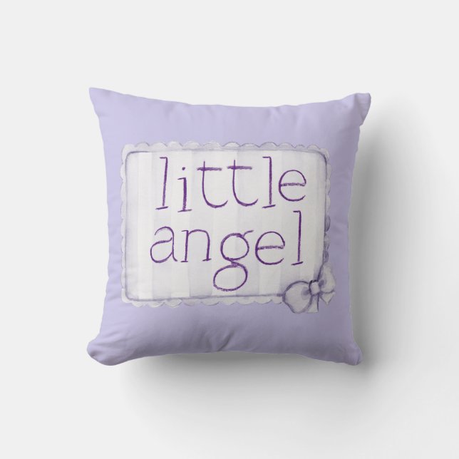 Little Angel Throw Kissen (Vorderseite)