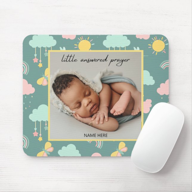 Little Answered Gebet Foto Mouse Pad Mousepad (Mit Mouse)