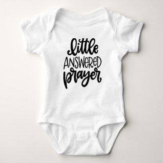 "Little Answered Gebet" Unfruchtbarkeitsjunges Baby Strampler