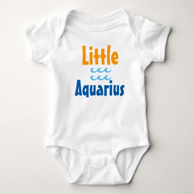 Little Aquarius Baby Strampler (Vorderseite)