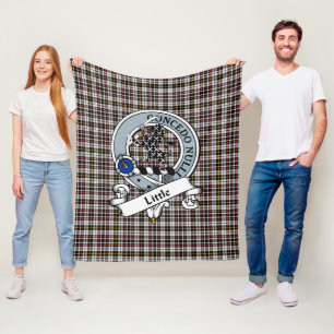 Little Arisaid Clan Abzeichen Tartan Kariert Fleecedecke