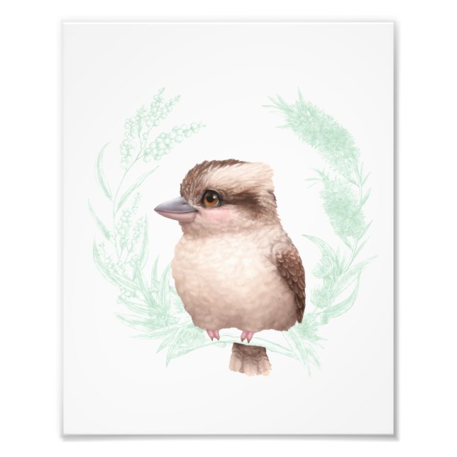 Little Aussie Friends - Kookaburra Fotodruck (Vorne)