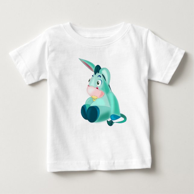 Little Baby Donkey Baby T - Shirt - Malerei (Vorderseite)