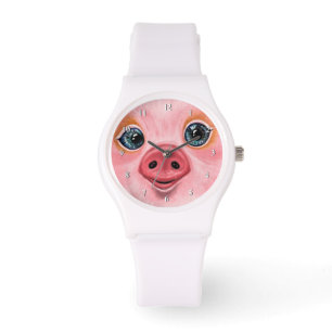 Little Baby Piggy - Lächeln Armbanduhr